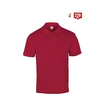 Myform 8103 Comfort Polo Yaka Pıque T-shirt- Bordo Çok Renkli
