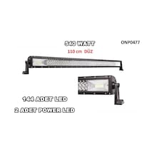 Off Road Led Bar Power Ledli Düz Model 3 Sıra 110 Cm 144 Led 540W (490216414)