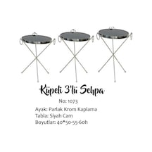 Zigon Brc Küpe Model Sehpa Metal Bakır Roza Renk X Ayak Kırılmaz Cam Tabla El Yapım