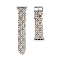 Newface Apple Watch 38mm Karo Motif Kordon - Lila Açık Mor