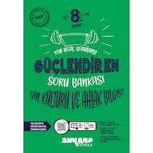 Ankara Yayınevi 8. Sınıf Din Kültürü Güçlendiren Soru Bankası