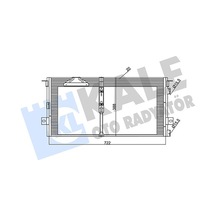 Kale Klıma Radyatoru Chrysler Voyager Iıı - Caravan 2.0 I /2.4ı / 3.0 / 3.3 I / 3.8 Awd 95-01 Kurutu Klr-343925