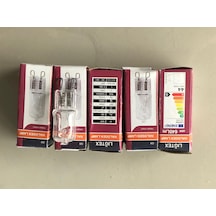 5 Adet G9 Halojen Lamba 220v 40w 640 Lümen Şeffaf