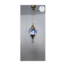 Gold Renk Sarkıt Avize Lacivert - 786453797 Lacivert