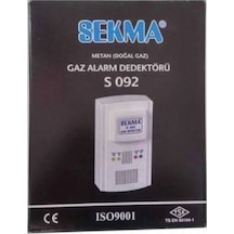 Sekma S-092 Doğalgaz Alarm Dedektörü Gaz Alarm Cihazı
