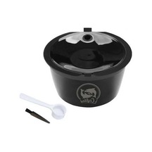 Novahub Yeniden Kullanılabilir Dolce Gusto Espresso Filtresi Kahve Kabı Siyah Kapsül İçin Siyah