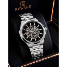Reward Otomatik Luxury Seri Erkek Saati Çelik Kordon 5 Atm Su Geçirmez 2 Yıl Garanti Rw.eo.002 Gümüş