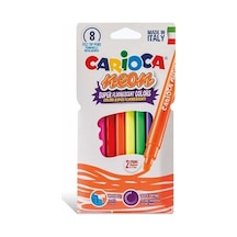 Neon Yıkanabilir Keçeli Kalem 8'li Set, Canlı Renkler