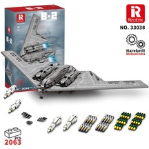 Reobrix 33038 B2 Bombardıman Uçağı Yaratıcı Yapı Blok Seti Building Blocks B2 Bomber - 1977 Parça