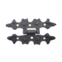 Antika Tarz Dekoratif Pirinç Yıldız Menteşe - 84x44 Mm, Oksit 0.2 MM