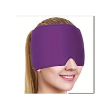 Yıwushı 1 Adet Yeniden Kullanılabilir Jel Şapkası, Yüz İçin Soğutucu Jel Bandana Mor