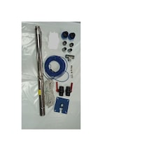 Impo Sk 415/15 5,5hp Krom Başlıklı 25 Mt Yassı Kablolu Ve 50 Mt Halatlı Çift Vanalı Akıtma Başlıklı Trifaze Takım Dalgıç Pompa