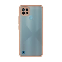 Realme C21 Uyumlu Kılıf Montreal Silikon Kapak - Pembe