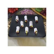 Güllü Duble Antep Fıstıklı Sarma Lokum %100 Pancar Şekeri 250 Gr - 880015781