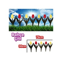Lale Model Bahçe Çiti Dekoratif Modern Çit 3Mx30 CM