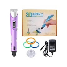 3d Kalem Yazıcı 3d Pen-2 Yeni Model 3 Boyutlu Yazıcı Kalem Seti Oled Ekranlı Adaptörlü