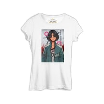 Squid Game - Player 067 Beyaz Kadın Tshirt