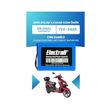 Csn Danilo Batarya Standart Kapasite Lifepo4 72v 24ah Elektrikli Motosiklet Bataryası
