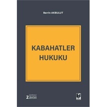 Kabahatler Hukuku Berrin Akbulut