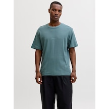 Jack & Jones Jcoclub Structure Tee Ss Crew Neck North Atlantic