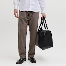 Jack & Jones Erkek Keten Karisimli Jogger Pantolon - Kane - 12248606 Çok Renkli