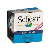 Schesir Kitten Ton Balıklı Aloe Veralı Konserve Yavru Kedi Maması 85 G