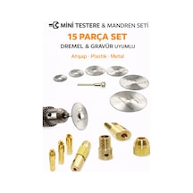 Senbang Mini Testere Seti 8 Parça Gravür Ve Dramel İçin Ve 7 Parça Mini Mandren