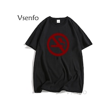 Marceline Hiçbir Sigara T Shirt Erkekler Komik Dventure Zaman Tshirt Pamuk Kısa Kollu O-boyun Siyah