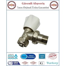 Şenpres Pex-al Köşe Radyatör Vanası - %100 Prinç - 1/2''