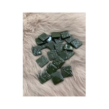 Sanatsal Dokulu Mozaik Dc-06 25x25mm Yeşil 500gr