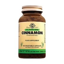 Solgar Cinnamon 100 Kapsül 1 Adet