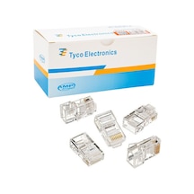 Rj45 Cat5/cat6 Uç 8p8c Kutulu 100lük Paket Kutulu Amp Netconnest 4434