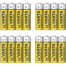Varta Superlife AA 16'lı Paket Standart Boy Kalem Pil