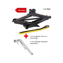 Oto Kriko Circir Kollu Kriko 1.5 Ton + Bijon Anahtarı 17 Tekli Bijon