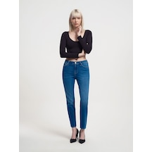 LOFT Elena Slim Fit Kadın Pantolon Lf2034622 Q1.v1 Denim