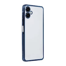 Samsung Galaxy A06 Uyumlu Kılıf Lensli Silikon - Lacivert