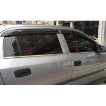 Opel Astra G Sedan Krom Cam Çıtası 4 Parça Paslanmz Çelik 98-2004 Opel Astra G Sedan Krom Cam Çıtası 4 Parça Paslanmz Çelik 98-2004