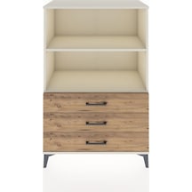 Hyperion Dolap 2 Raflı 3 Çekmeceli 88x44x134 Aytaşı-çam Aytaşı