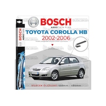 Toyota Corolla Uyumlu Hb Muz Silecek Takımı 2002-2006 Bosch Aerotwin