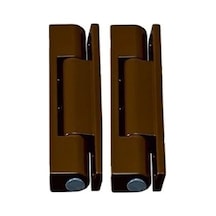 Düz Metal Menteşe 75mm Kahverengi Pvc Pencere - 20'li Paket Diğer
