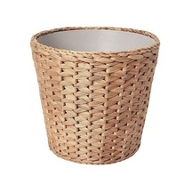 Su Sümbülü Saksı 24 Cm MeridyenDukkan El Örmesi-Dekoratif Yer Saksısı IKEA Natürel