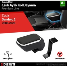 Dacia Sandero Kol Dayama Kolçak Çelik Ayaklı Abs Gri 2008-2020 A+kalite