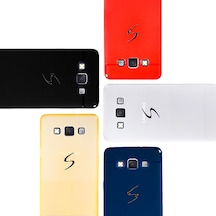 Samsung Galaxy A7 (A700) - Luster Silikon Arka Kapak-Kilif 381787131