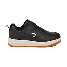 Siyah Cırtlı Unisex Çocuk Spor Ayakkabı Follow 0914 F