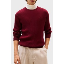 Tommy Hilfiger Erkek Kazak Mw0mw40449 Vlp Bordo Bordo