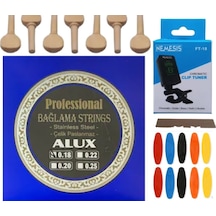 Alux 0.18 Çelik Kısa Sap Bağlama Teli 5'Li Ekonomik Set