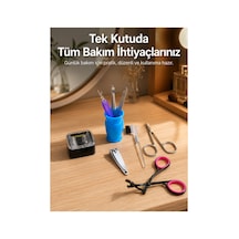 Ev Tipi Manikür Seti Cımbız Tırnak Makası Kaş Makası Bakım Kiti -