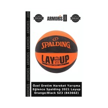 Özel Üretim Hareket Yarışma Eğlence Spalding 2021 Layup Orange/black Sz3 84366z