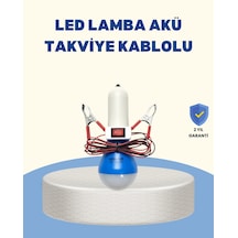 Timsah Kıskaçlı 12v Led Ampul Kamp Ve Acil Durum Lambası 1