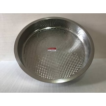 Çiğ Köfte Tepsisi - 6 Numara - Çelik Leğen Motifli - 54 CM